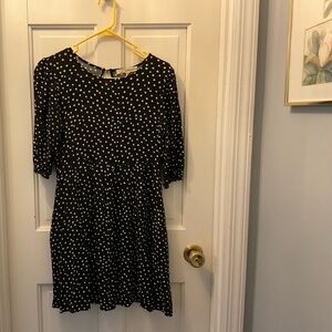Black and White Polka Dot Dress